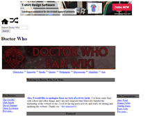 Tablet Screenshot of doctorwhofansite.com